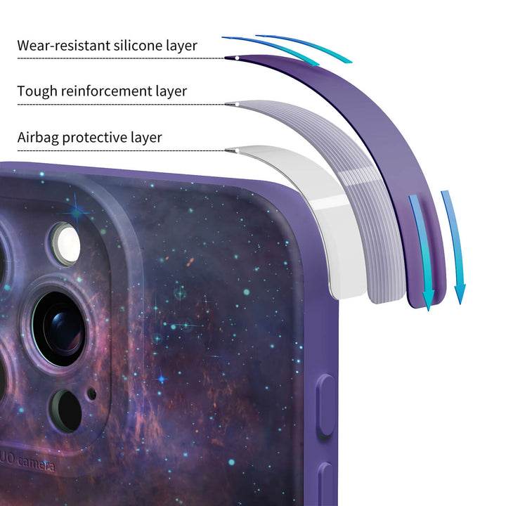 Blue-Purple Nebula | IPhone Series Impact Resistant Protective Case