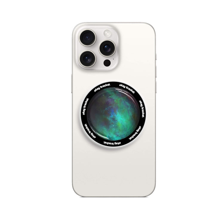 Green Pluto Nebula | Air Bag Grip For MagSafe