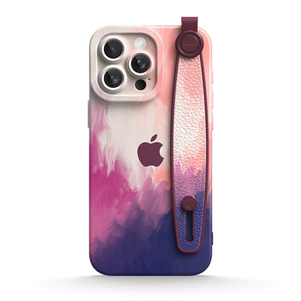 Berry Color | iPhone Series Multifunctional Wristband Case