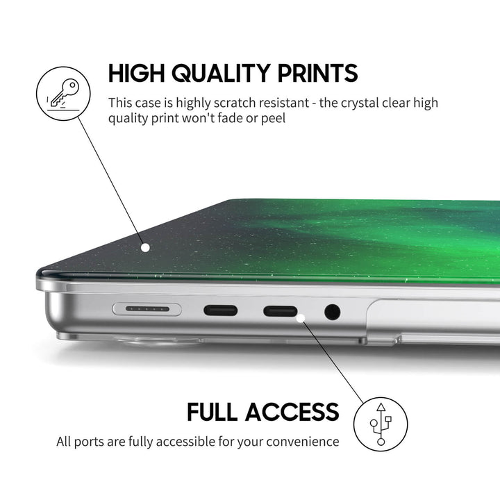 Polar-Green to Yellow | Macbook Anti-Fall Protective Case