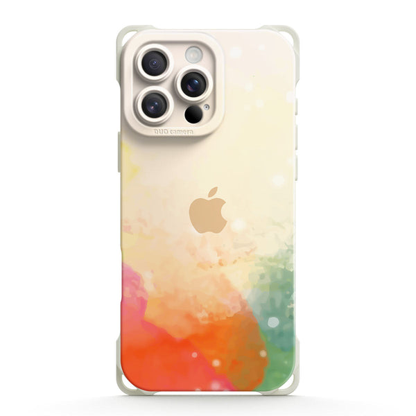 Sputte Green Orange Powder | iPhone Series Ultra Impact Resistant Protective Case