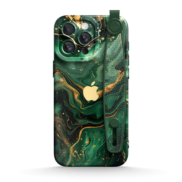 Gilded Green | iPhone Series Multifunctional Wristband Case