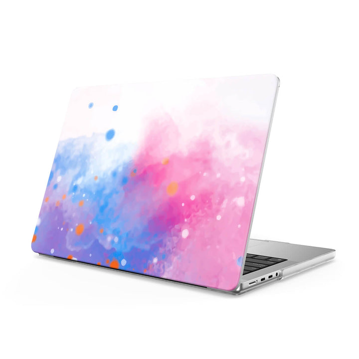 Sputter-Pink Blue Purple | Macbook Anti-Fall Protective Case