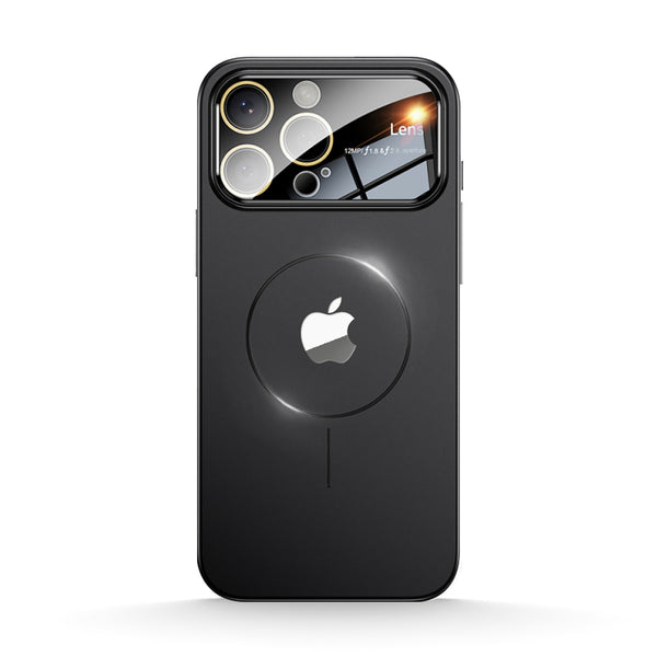 Noble Black | iPhone Magsafe Large Window Matte Case