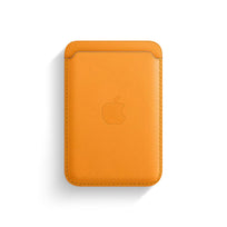 California Poppy | Leather Wallet with MagSafe