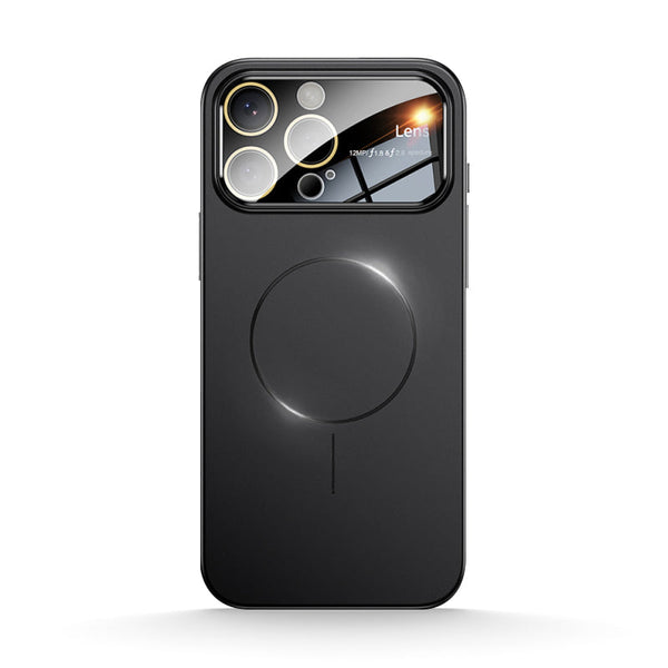 Noble Black | iPhone Magsafe Large Window Matte Case
