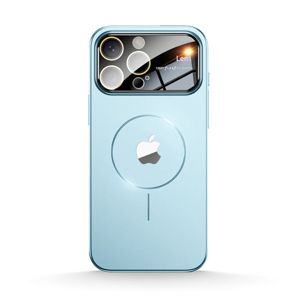 Light Blue | iPhone Magsafe Large Window Matte Case