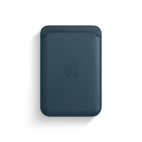 Baltic Blue | Leather Wallet with MagSafe
