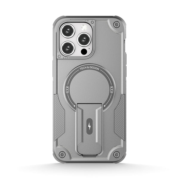 Light Gray | iPhone Military-Grade MagSafe Bracket Case