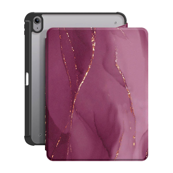 Gilt Plum Red | iPad Series Snap 360° Stand Impact Resistant Case