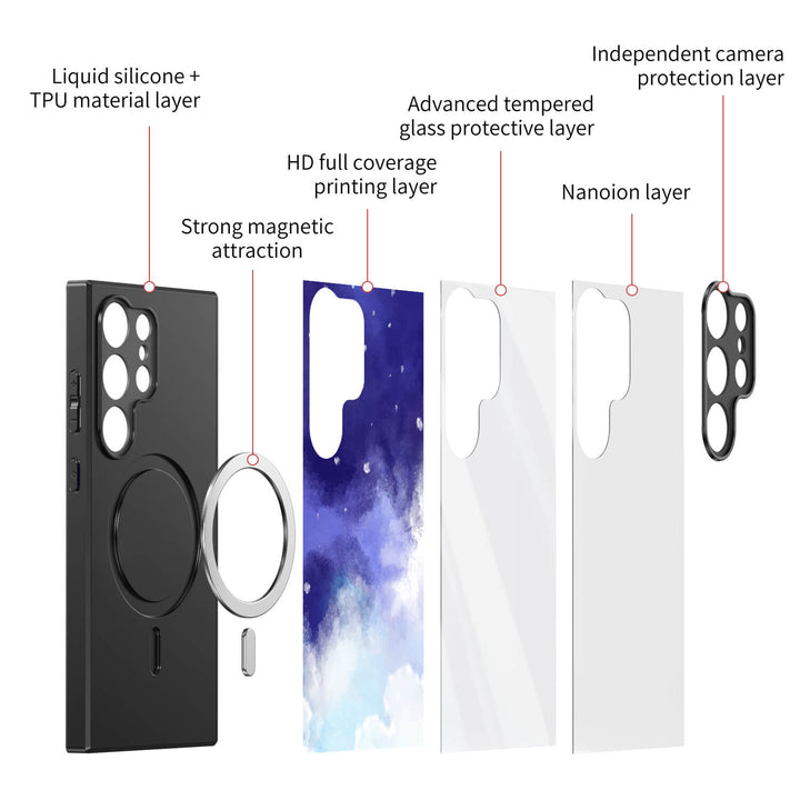 Drifting in The Clouds | Samsung Series Impact Resistant Protective Case