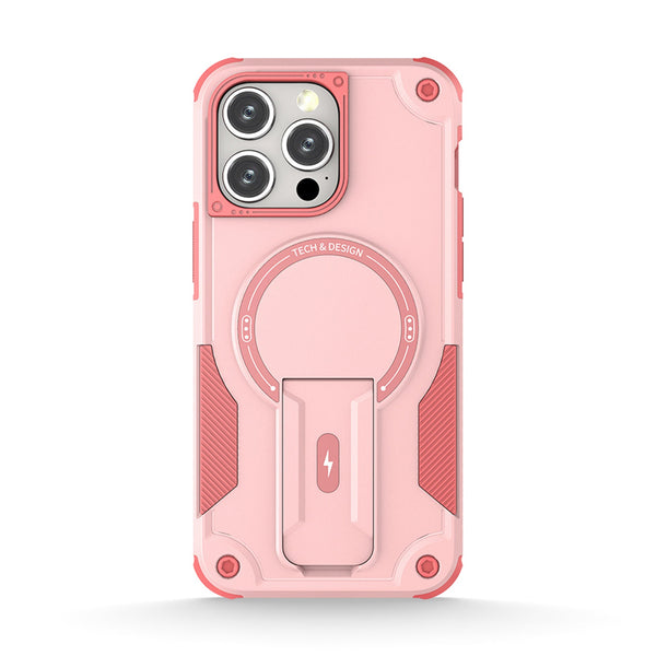 Pink | iPhone Military-Grade MagSafe Bracket Case