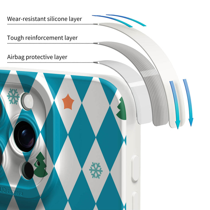 Snowflake Scarf | IPhone Series Impact Resistant Protective Case