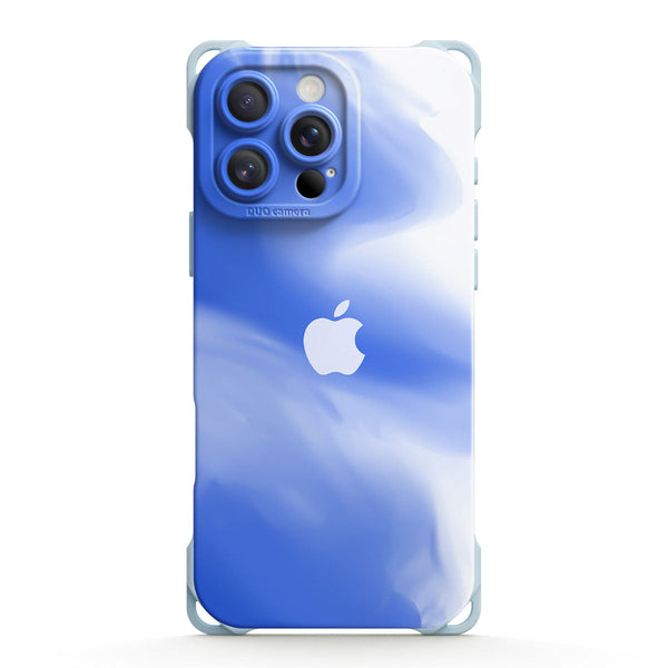 Blue and White | iPhone Series Ultra Impact Resistant Protective Case