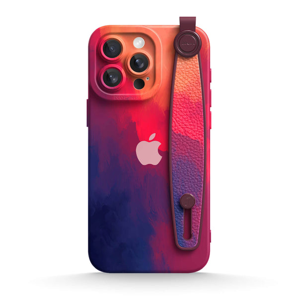 Fiery Red | iPhone Series Multifunctional Wristband Case