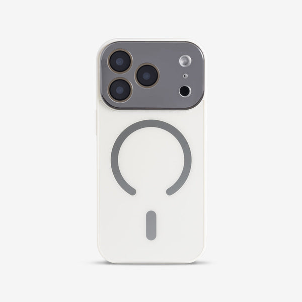 White | iPhone MagSafe Matte Mirror Case