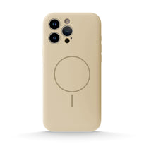 Khaki | iPhone Series Liquid Silicone MagSafe Case