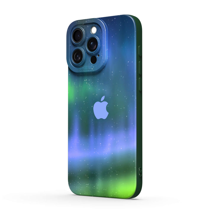 Optical Magnetic-Purple Green | IPhone Series Impact Resistant Protective Case