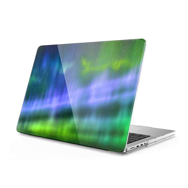 Optical Magnetic-Purple Green | Macbook Anti-Fall Protective Case