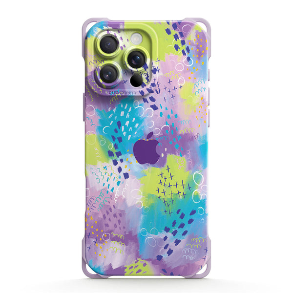 Fluttering-Lavender | iPhone Series Ultra Impact Resistant Protective Case