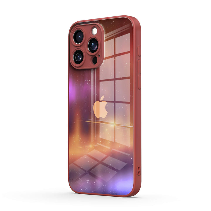 Optical Magnetic-Orange Purple | IPhone Series Impact Resistant Protective Case