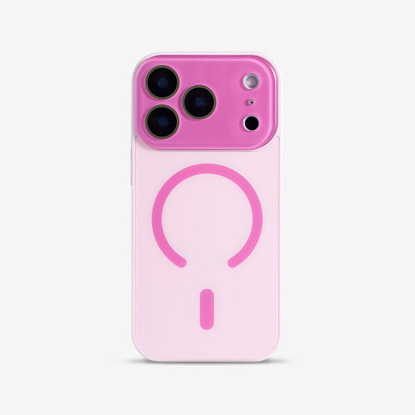 Pink | iPhone MagSafe Matte Mirror Case