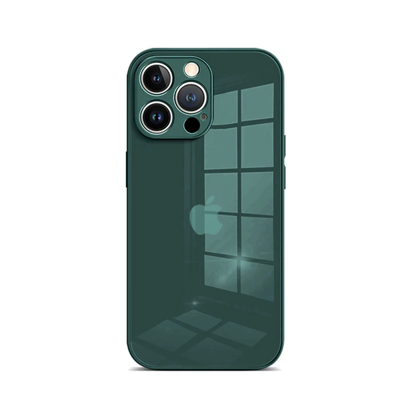 Night Green | Tempered Glass Phone Case