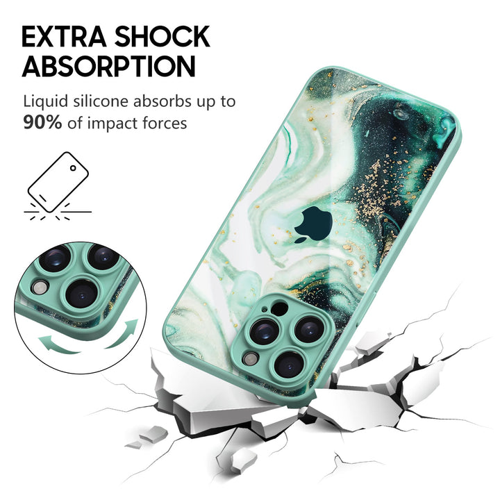 Green Wave Jade | IPhone Series Impact Resistant Protective Case