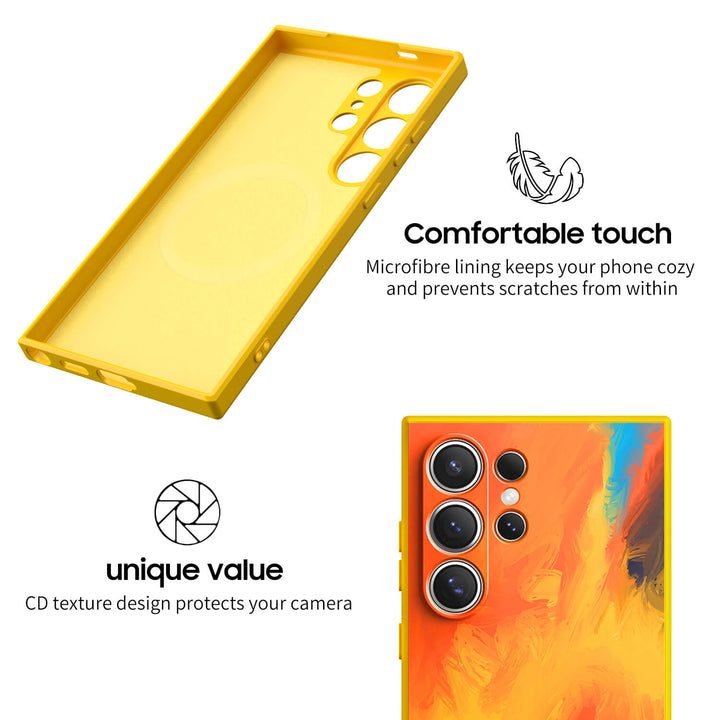 Fire Cloud-A Line of Sky | Samsung Series Impact Resistant Protective Case